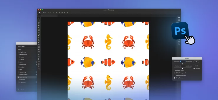 How to create a seamless background pattern in Photoshop